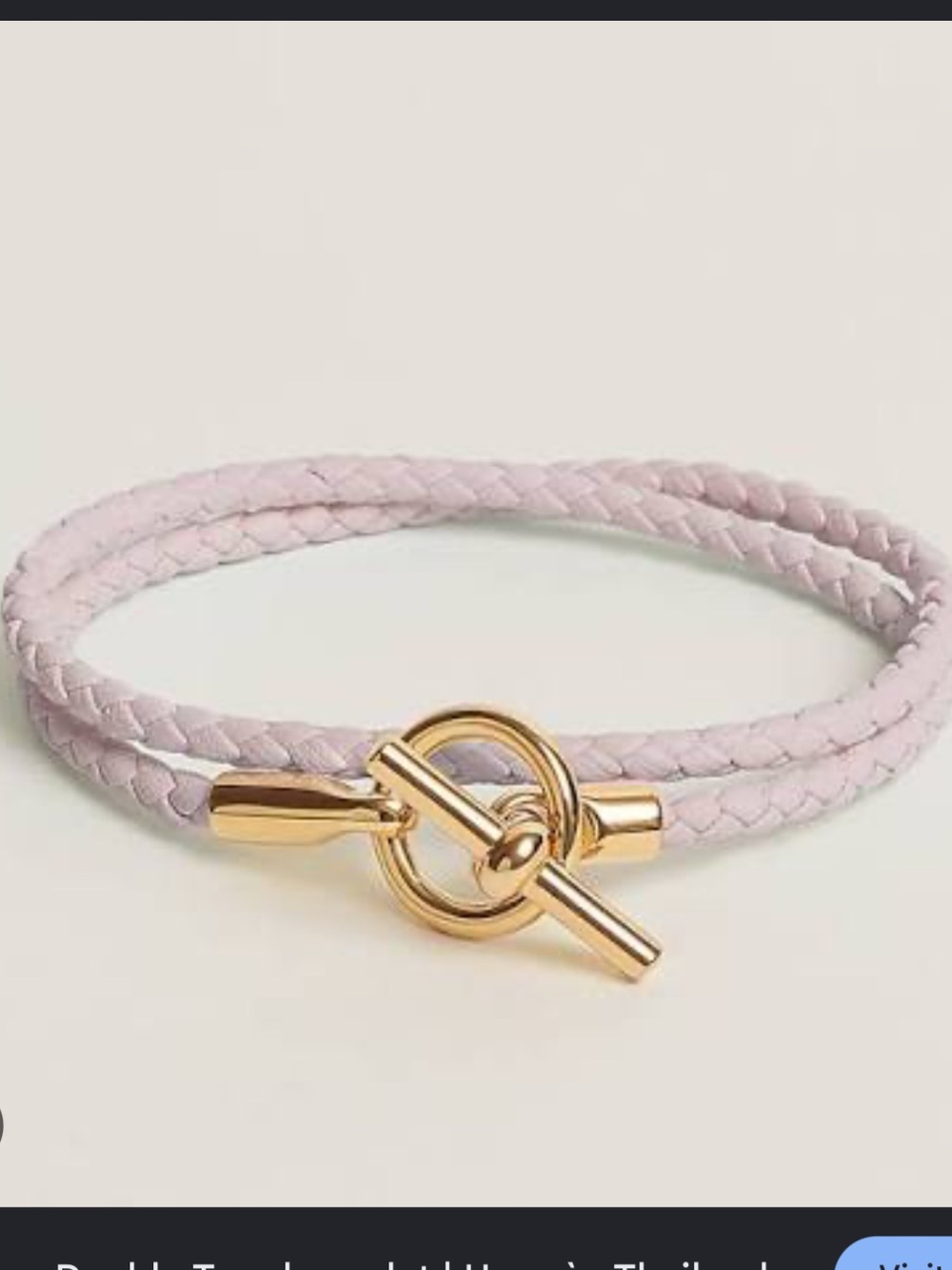 Hermes’ Glenan double tour bracelet